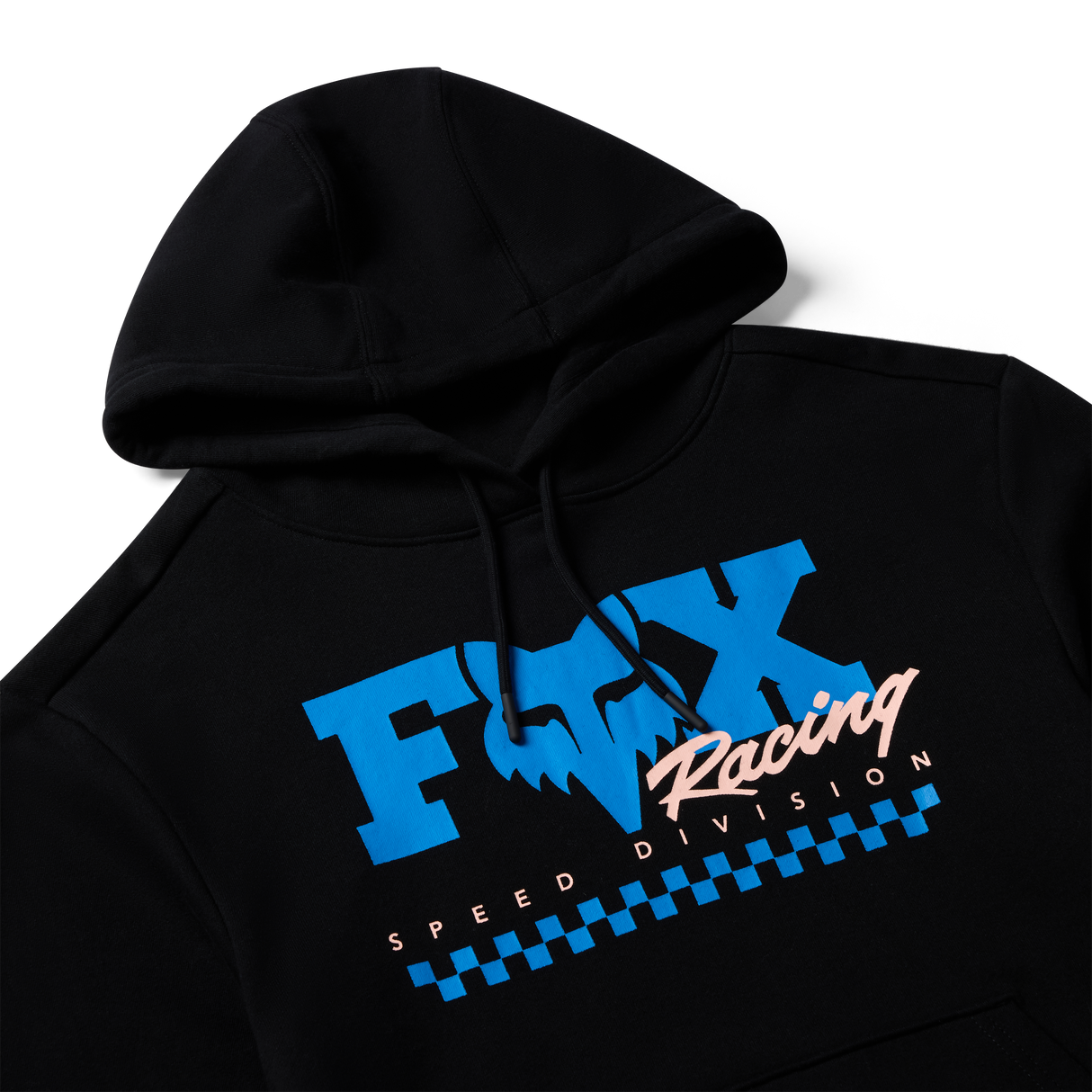 Fox Racing Womens Checker Pullover Hoodie Black