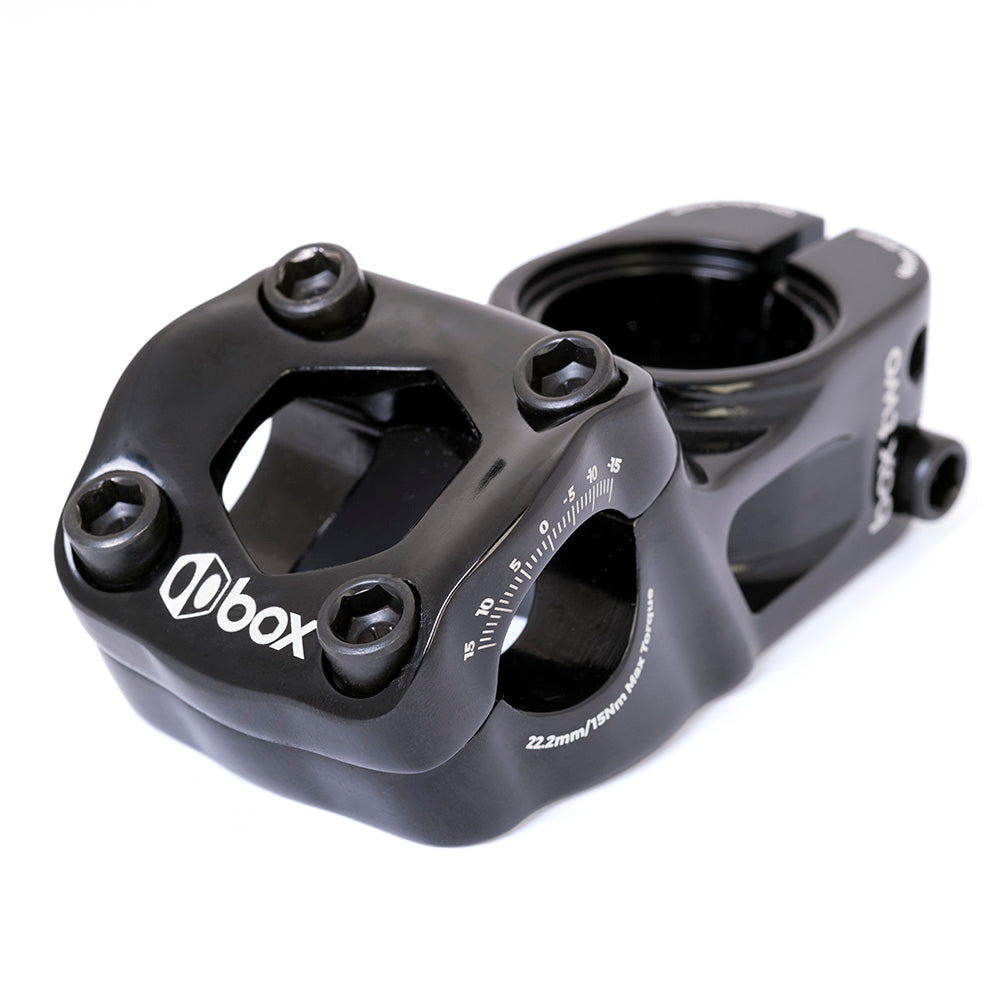 Attacco manubrio Box BMX Box Two 22.2 X 1-1/8" a carico superiore Nero