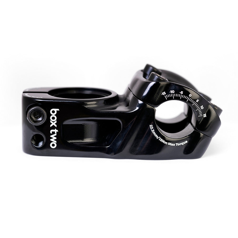 Attacco manubrio Box BMX Box Two 22.2 X 1-1/8" a carico superiore Nero