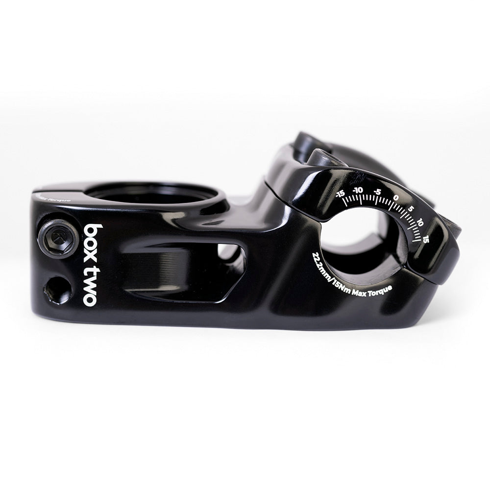 Attacco manubrio Box BMX Box Two 22.2 X 1-1/8" a carico superiore Nero