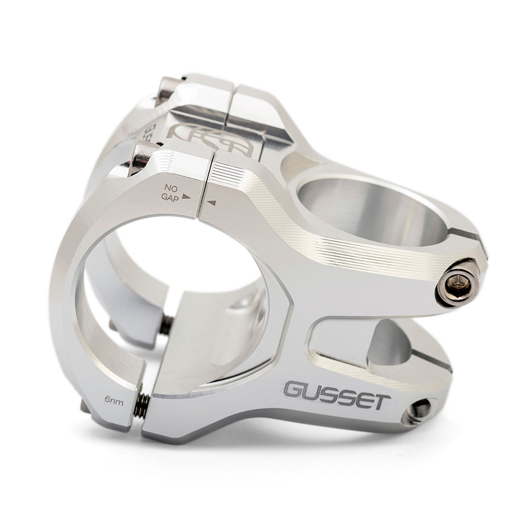 Attacco manubrio TS Gusset Components - argento - 35mm argento