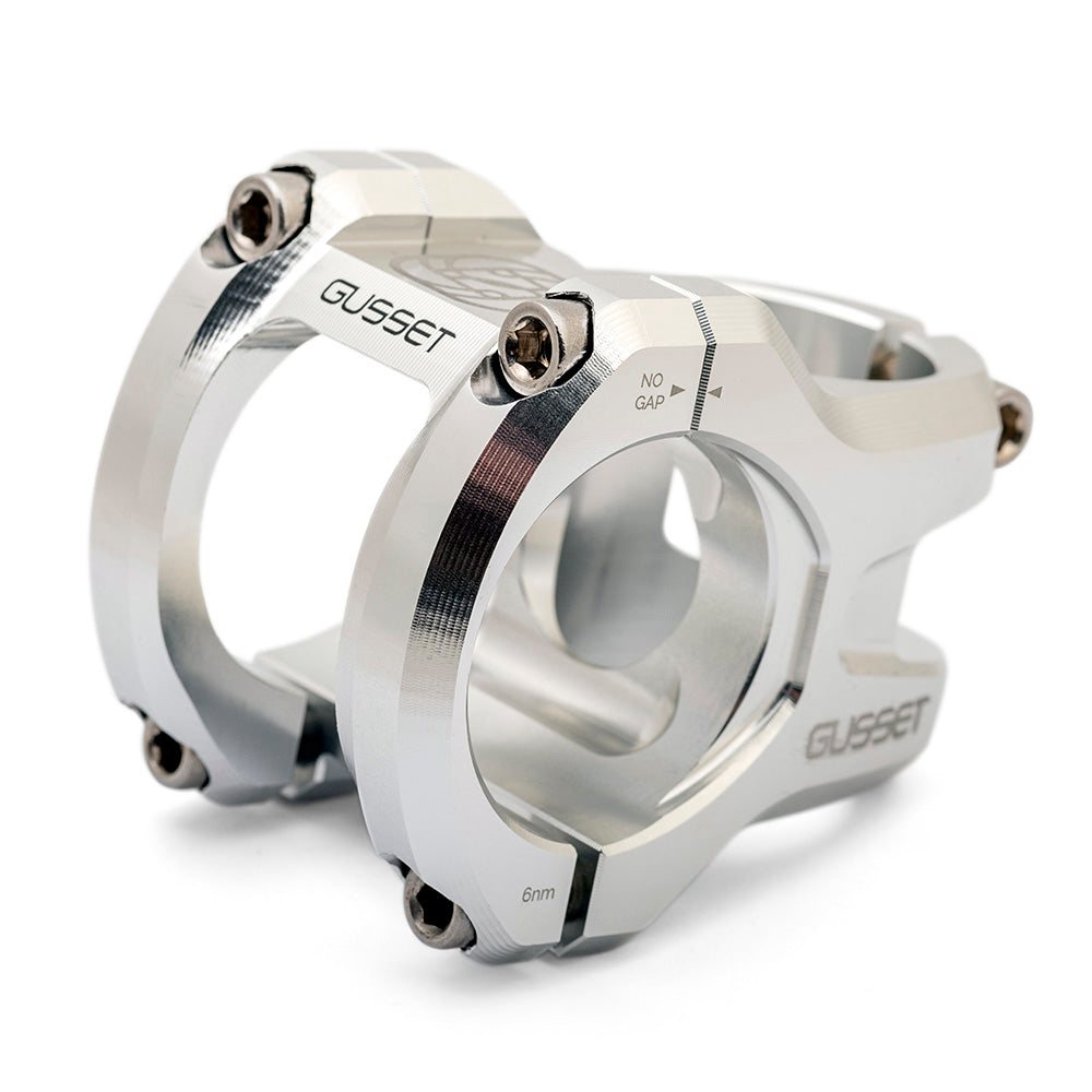 Attacco manubrio TS Gusset Components - argento - 35mm argento