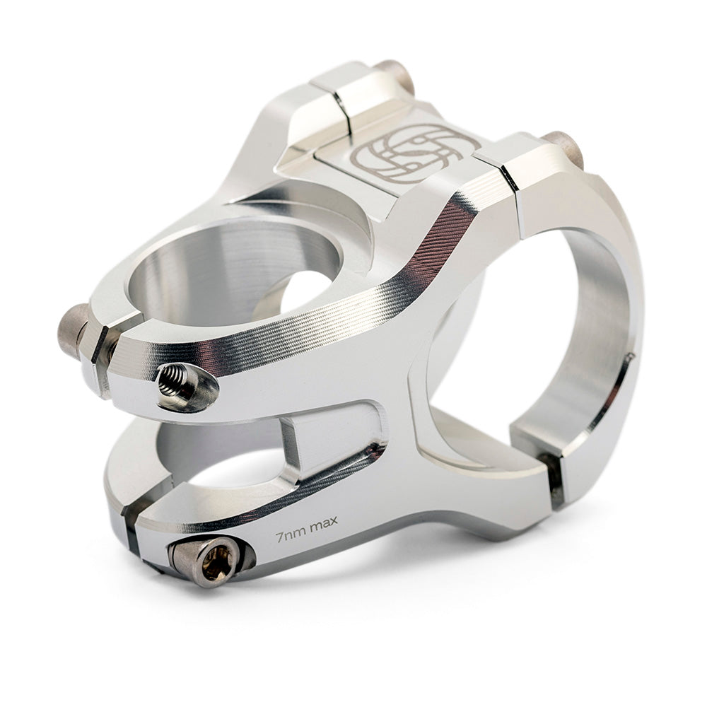 Attacco manubrio TS Gusset Components - argento - 35mm argento