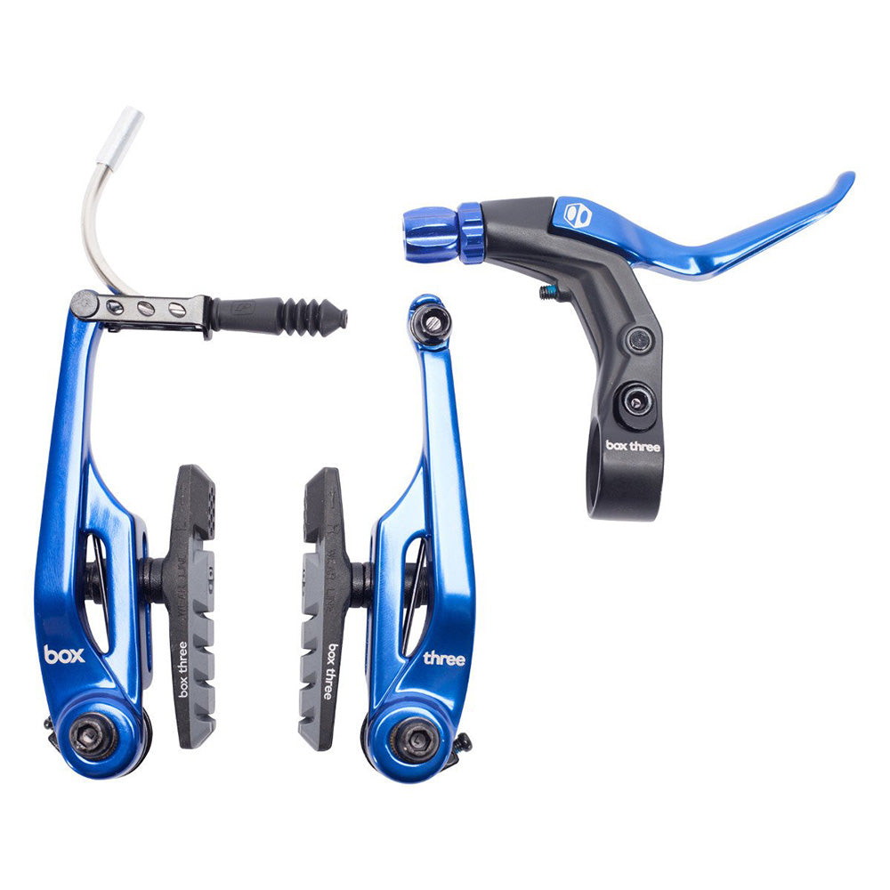 Kit freno Box BMX Box Three Long 108mm Blu