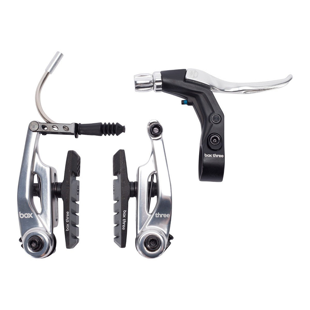 Kit freno Box BMX Box Three Short 85mm Argento