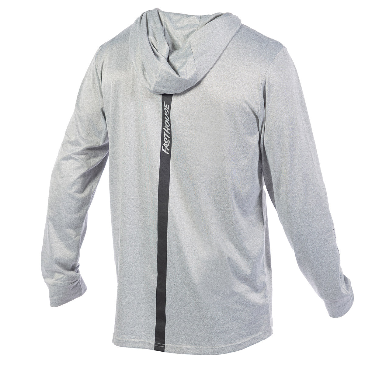 Fasthouse Baux Kapuzen-Longsleeve mit UPF - Silber Meliert