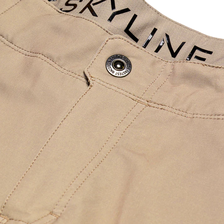Pantalones cortos Troy Lee Designs Skyline - Solo Carcasa Mono - Madera