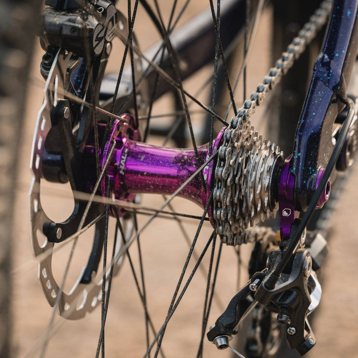 Halo MT Mantradrive 750 Boost SS Limited Edition-naafset paars paars