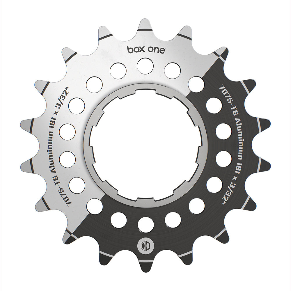 Pignoni BMX Box One per single speed in alluminio, neri