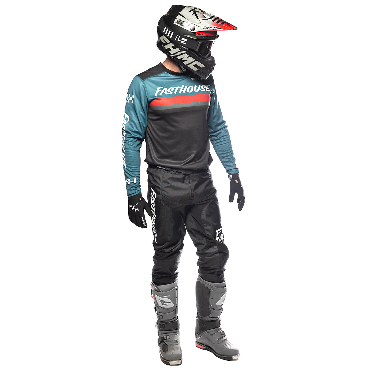 Fasthouse Carbon Force Jersey - Teal