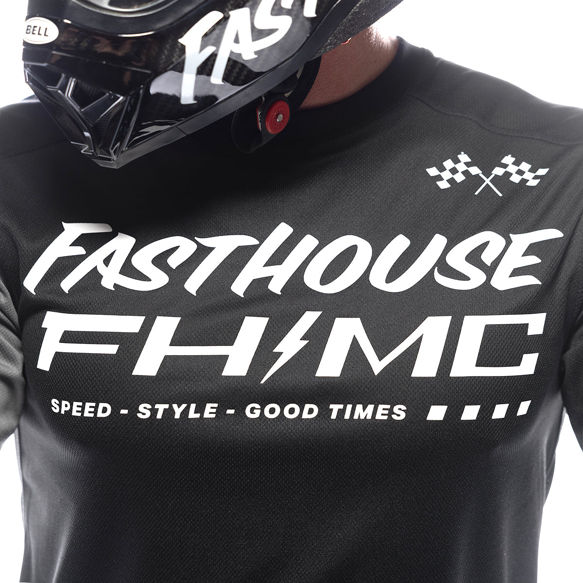 Fasthouse Carbon Method Jersey - Black/Gray