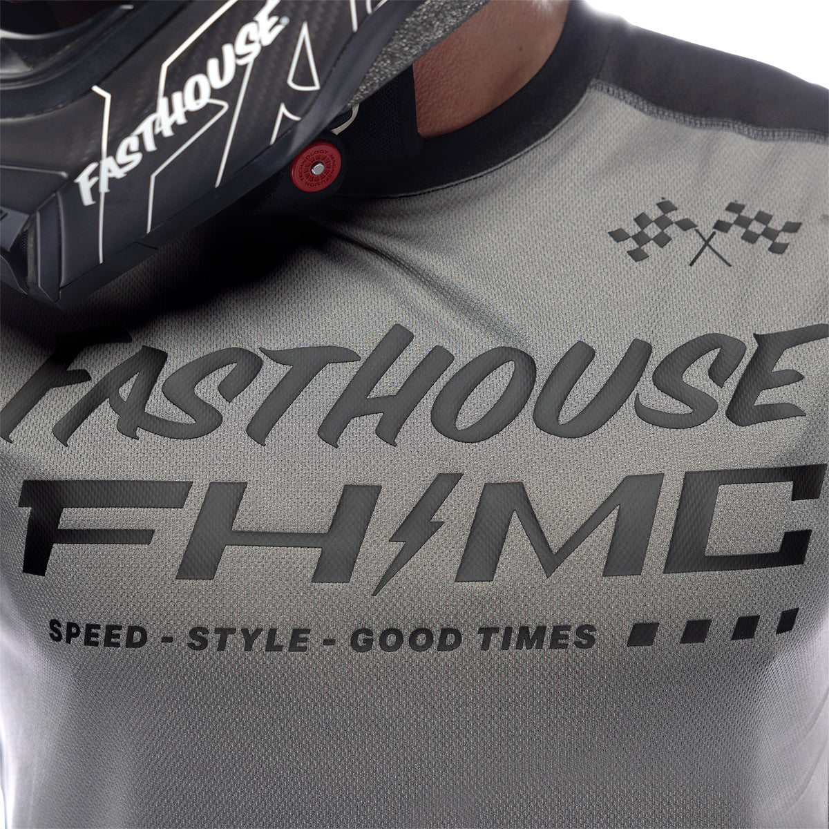Fasthouse Carbon Method Jersey - Gray/Black