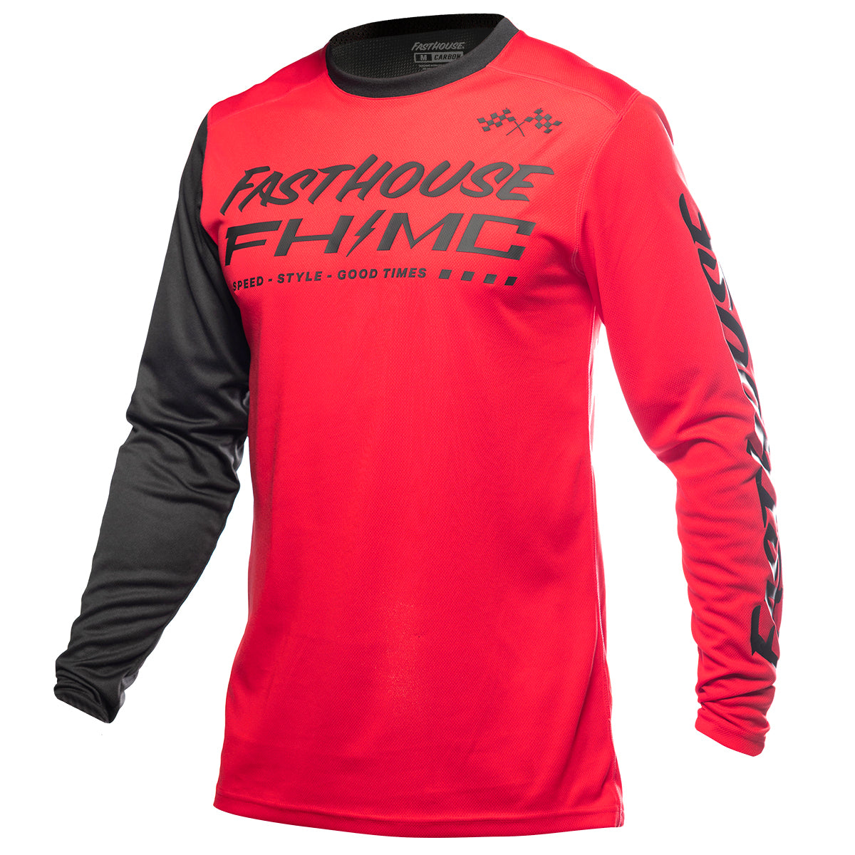 Fasthouse Carbon Method Jersey - Red/Black