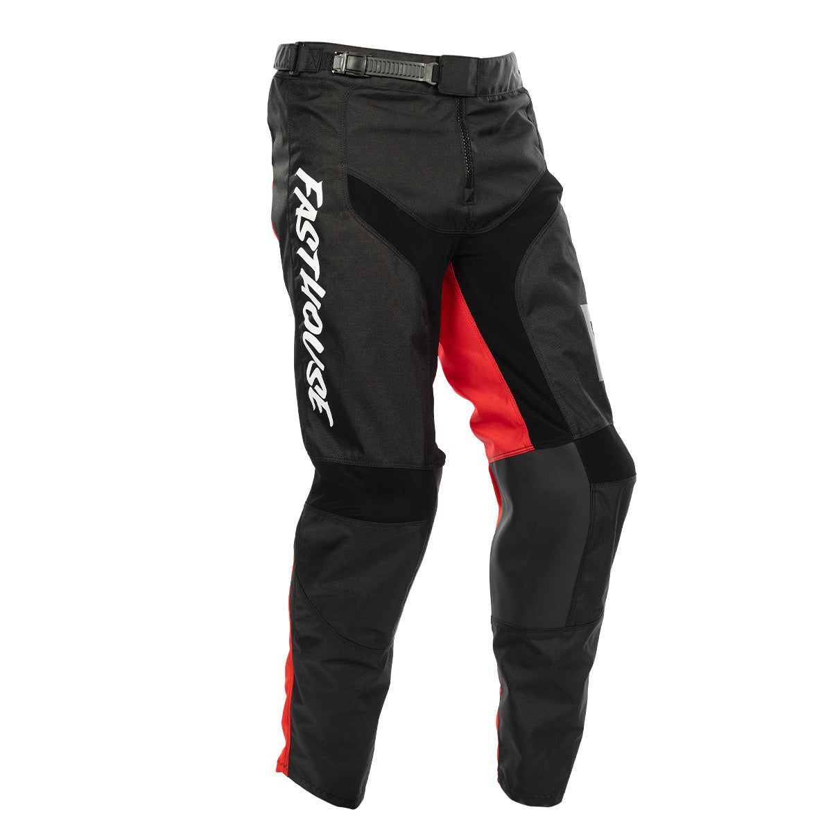 Pantalón Fasthouse Carbon Echo - Negro/Rojo Racing