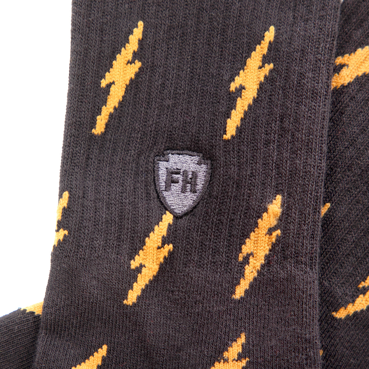 Calcetines Fasthouse Circuit Crew - Negro/Oro Vintage