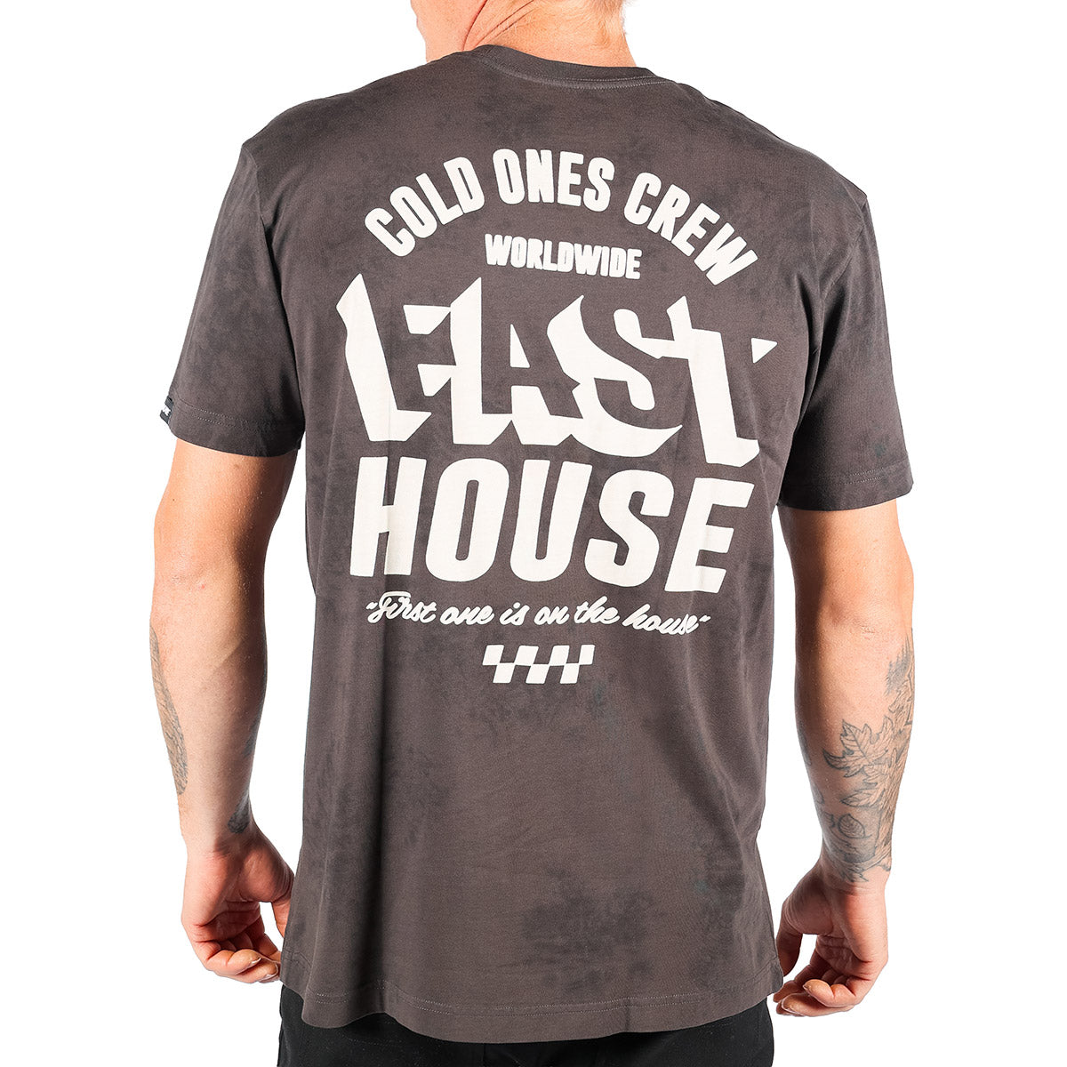 Fasthouse Cold Ones T-Shirt – Black Crystal Wash