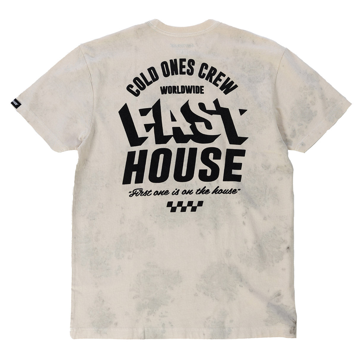 T-shirt Fasthouse Cold Ones - Lavaggio Cloud Crystal