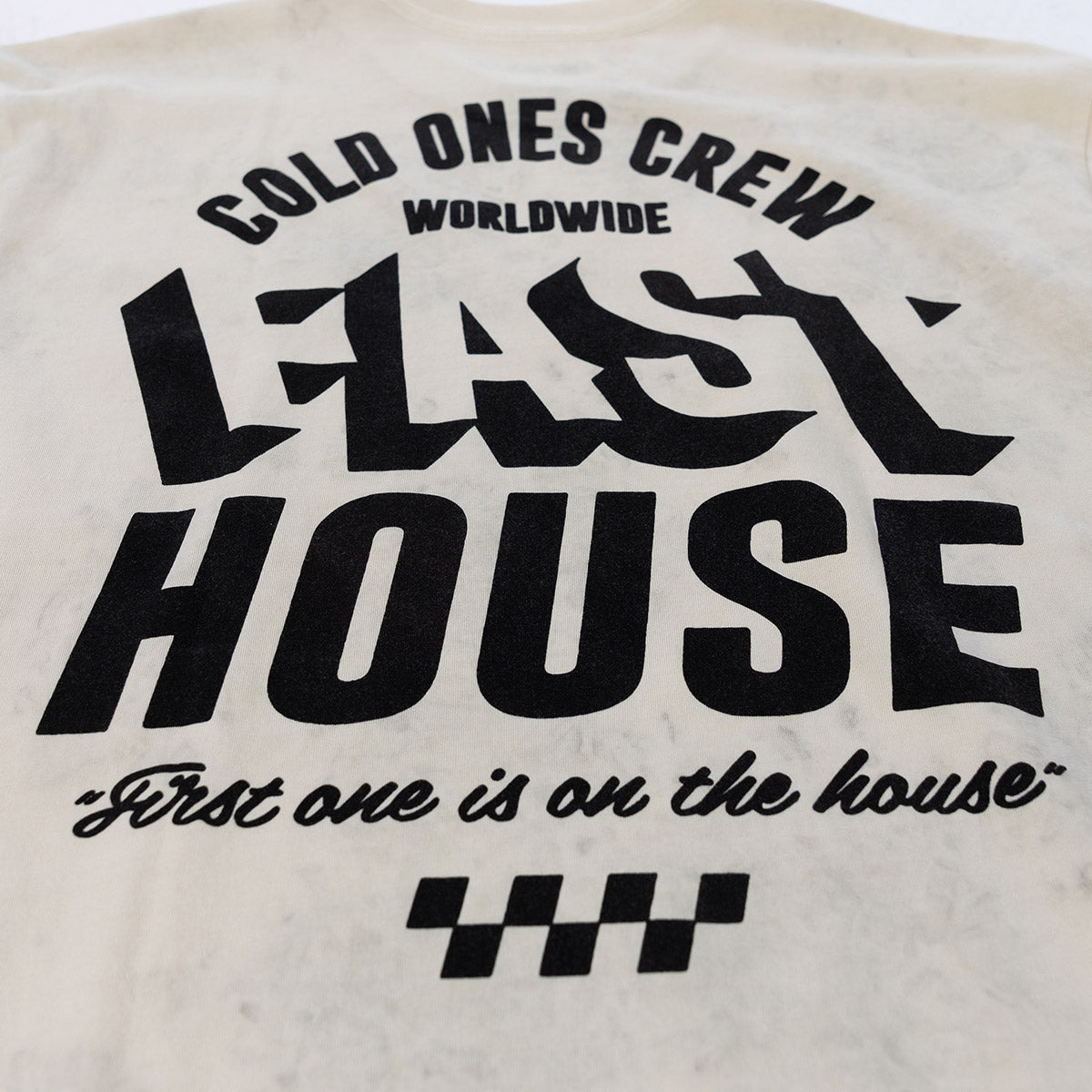 T-shirt Fasthouse Cold Ones - Lavaggio Cloud Crystal
