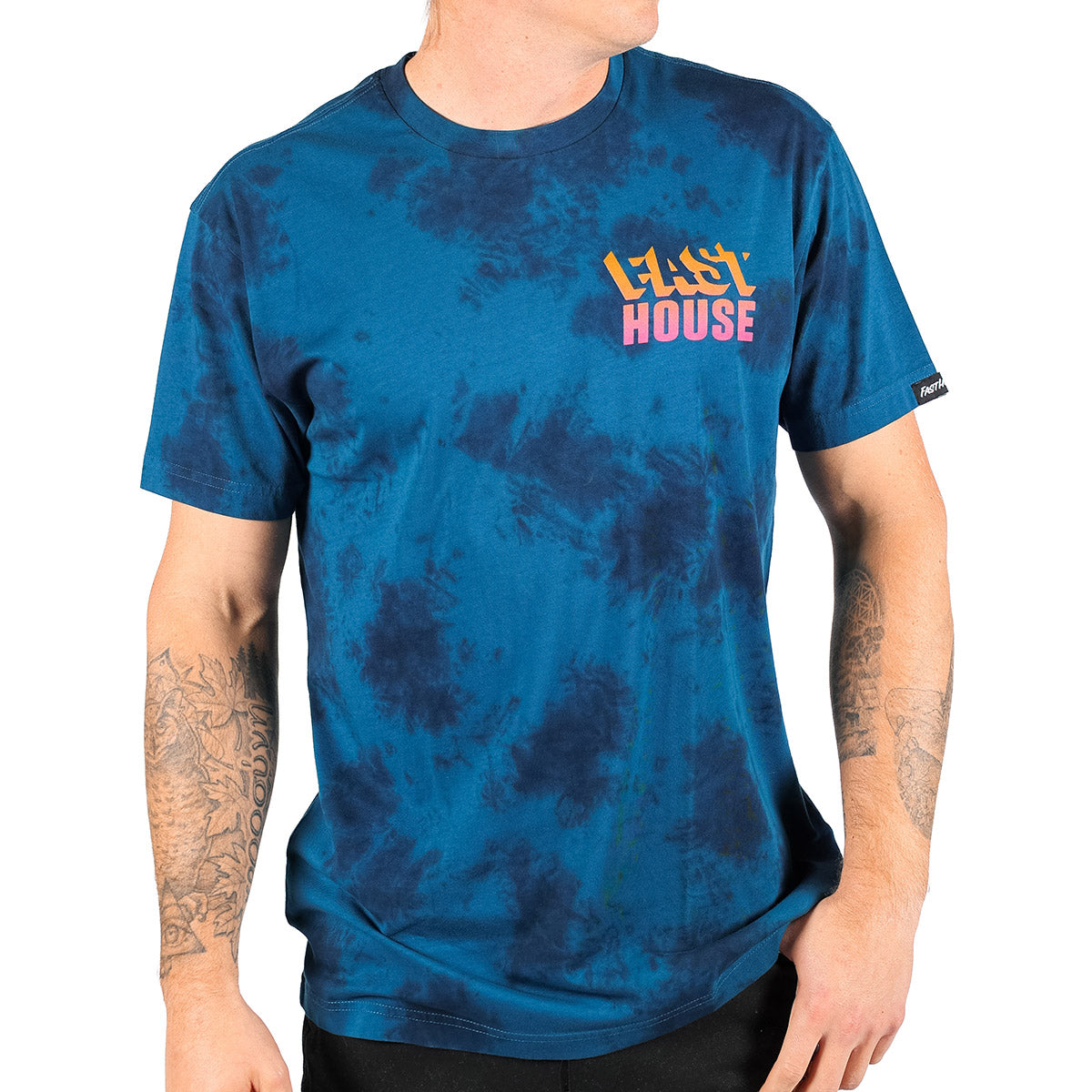 Fasthouse Cold Ones T-Shirt – Indigo Crystal Wash