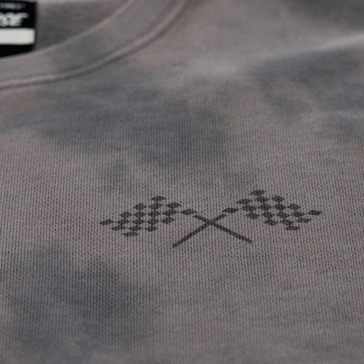 Sudadera Fasthouse Crossroad con cuello redondo - Lavado Shadow Crystal