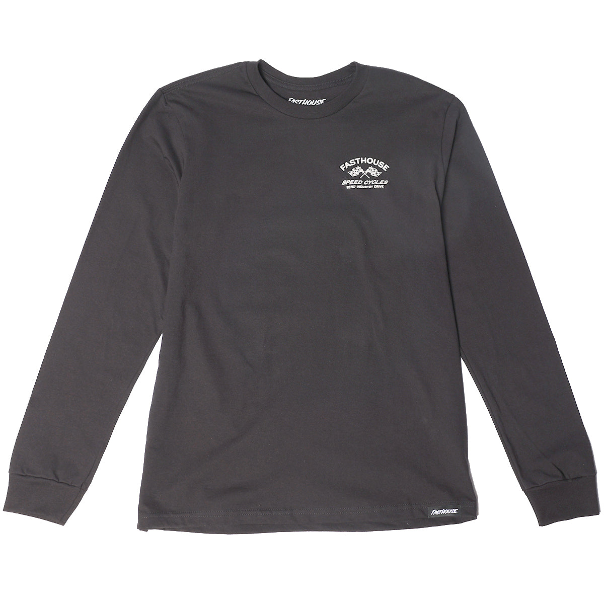 Fasthouse Crown Long Sleeve Tee - Black