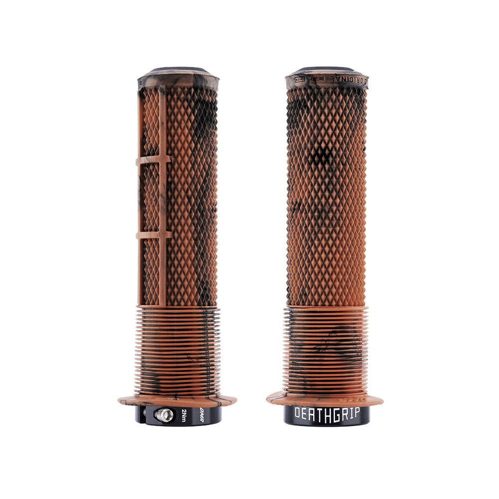 DMR - Manopole - DeathGrip 2 flangiate - Spesse - Marmo marrone