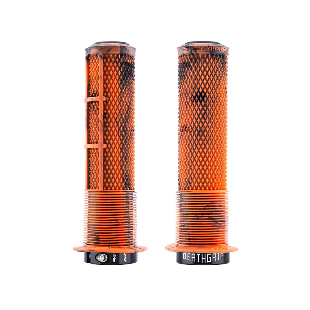 DMR - Grip - DeathGrip 2 Flanged - Thin - Orange Marble