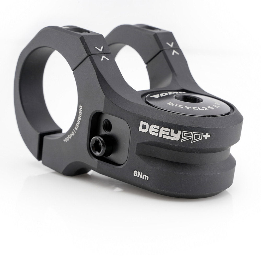 DMR Defy50+ 50mm Reach Stem Vapour Blast Black 35 clamp