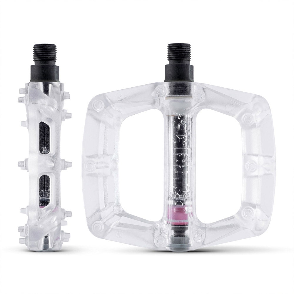 DMR - V6 Plastic Pedal - Cro-Mo Axle - Clear