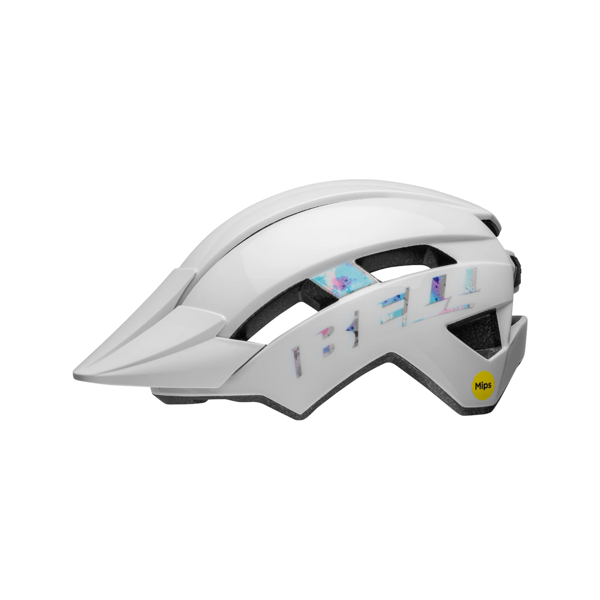 Bell Sidetrack II MIPS Youth MTB Cycling Helmet Badger White