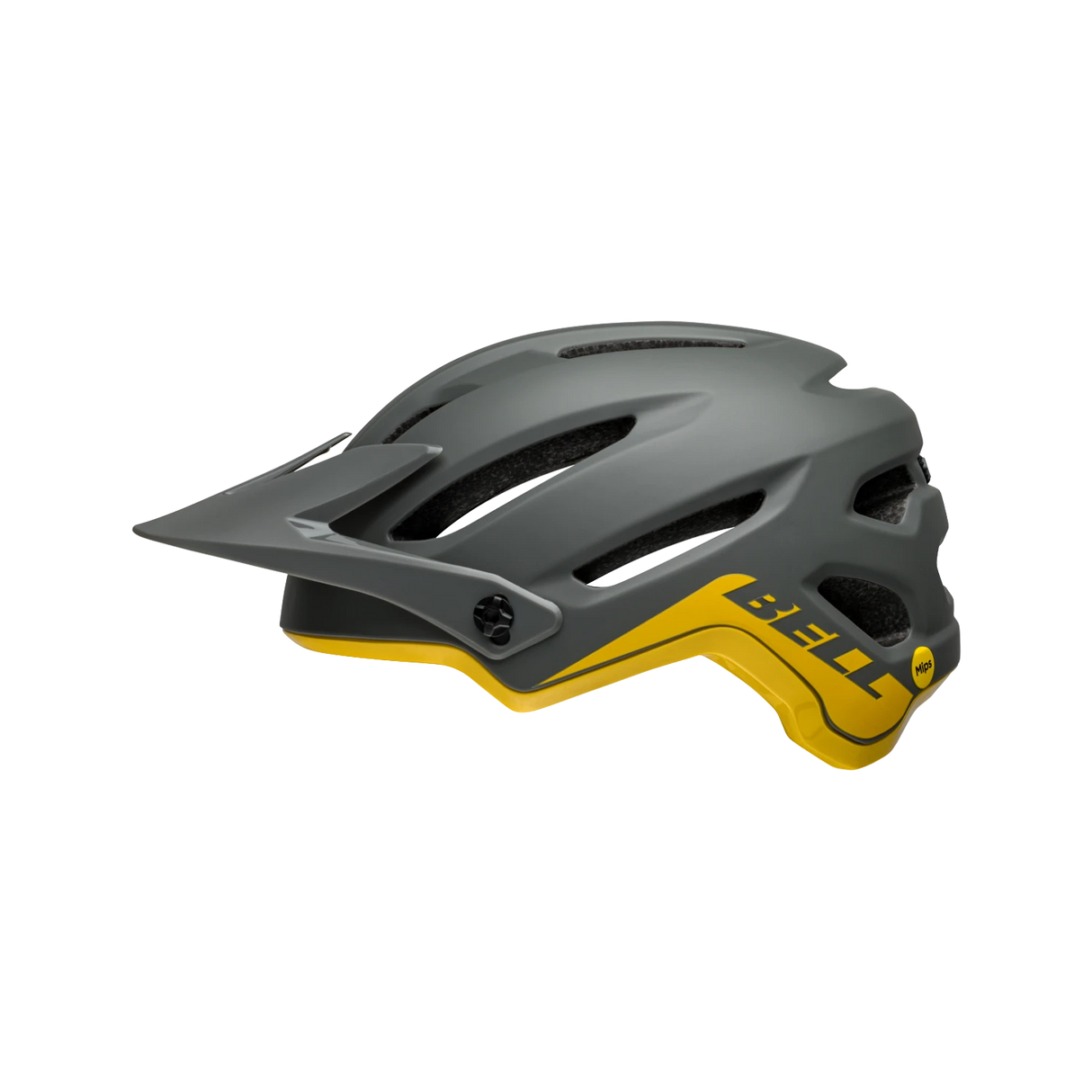 Bell 4Forty MIPS Cliffhanger Mountain Bike Cycling Helmet Grey/Yellow