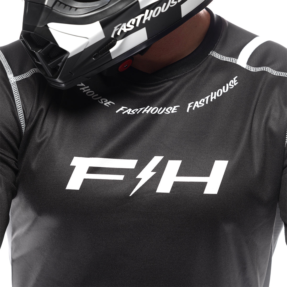 Fasthouse Elrod Nitro Jersey - Black Neon
