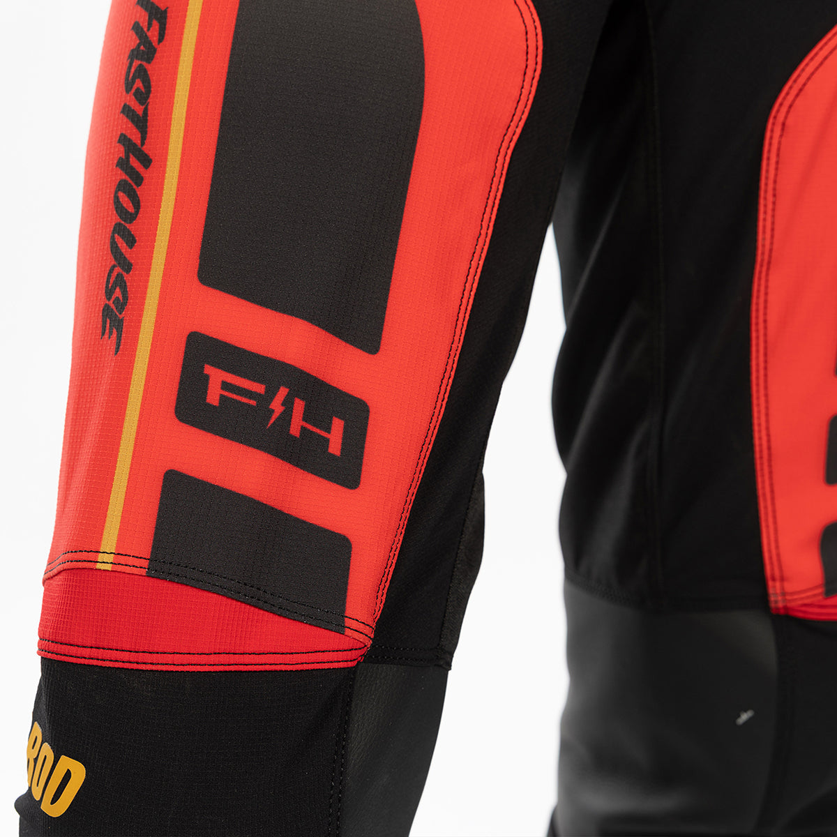 Pantalon Fasthouse Elrod React - Rouge Racing/Noir
