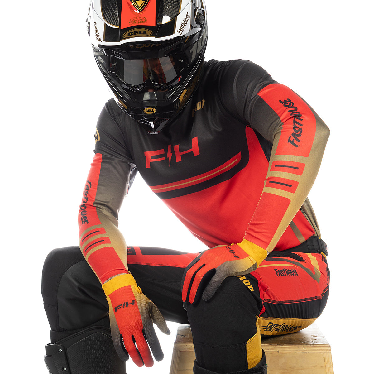 Fasthouse Elrod React Jersey - Racing Red/Black