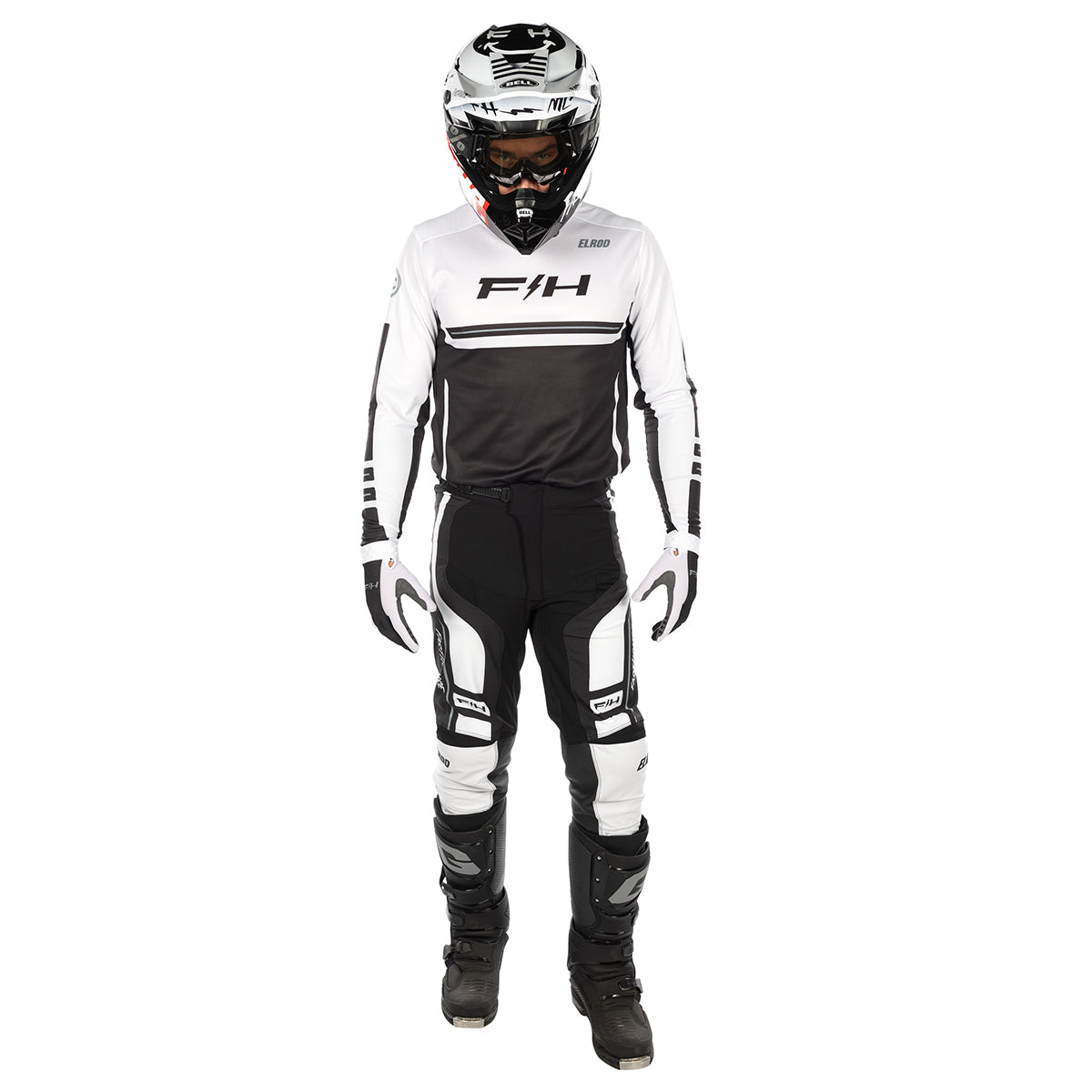 Fasthouse Elrod React Pant - White/Black