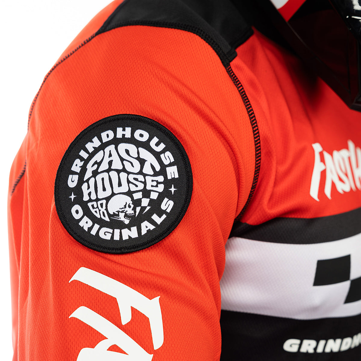 Fasthouse Grindhouse Atomic Trikot – Racing Rot/Schwarz