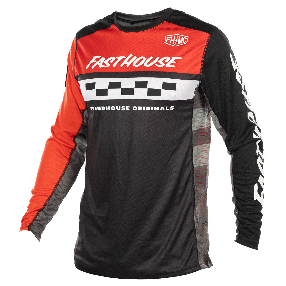 Fasthouse Grindhouse Atomic Trikot – Racing Rot/Schwarz