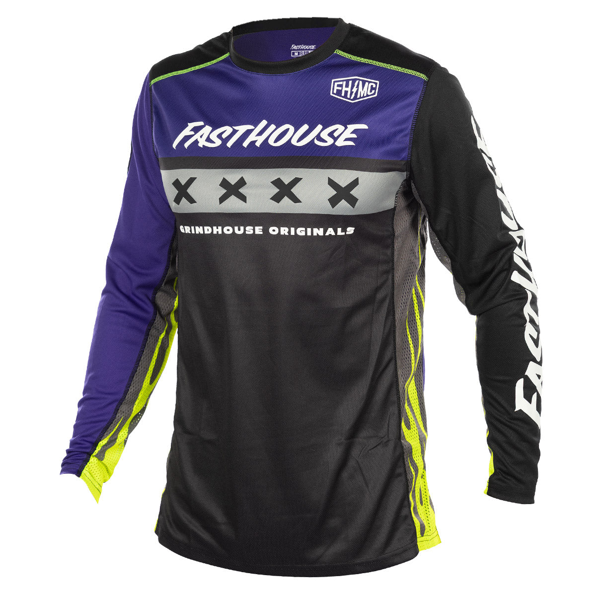 Camiseta Fasthouse Grindhouse Grimm - FH Púrpura/Negro