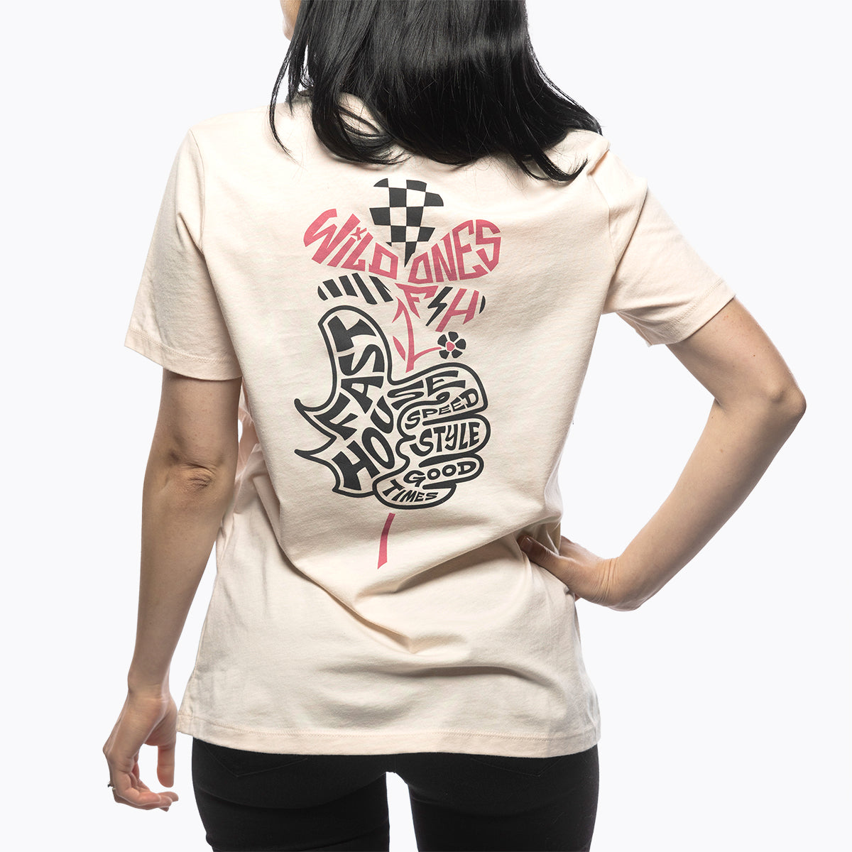 Camiseta para mujer Fasthouse Garden Party - Natural