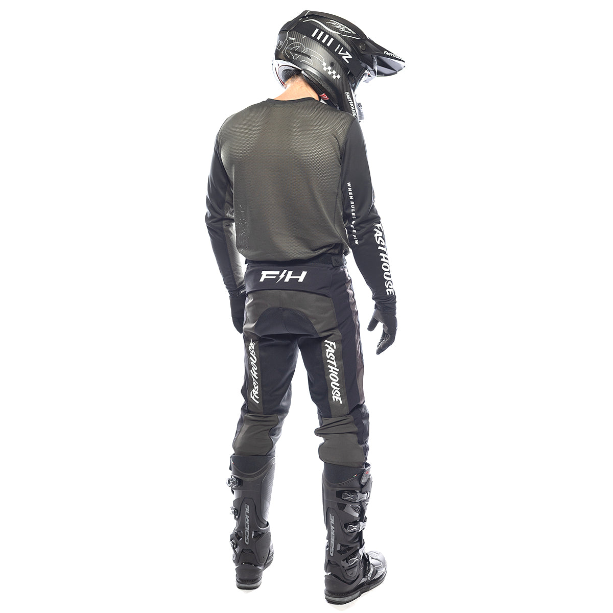 Fasthouse Grindhouse Club Hose – Schwarz/Grau