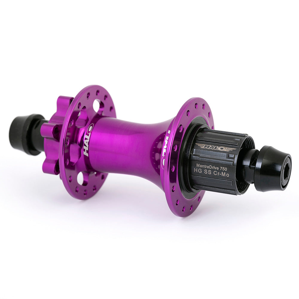 Buje trasero Halo MT Mantradrive 750 SS Morado Morado
