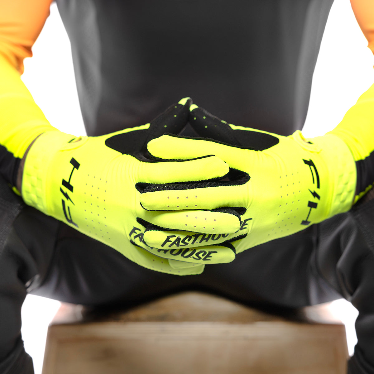 Fasthouse Helix Circuit Glove - High Viz