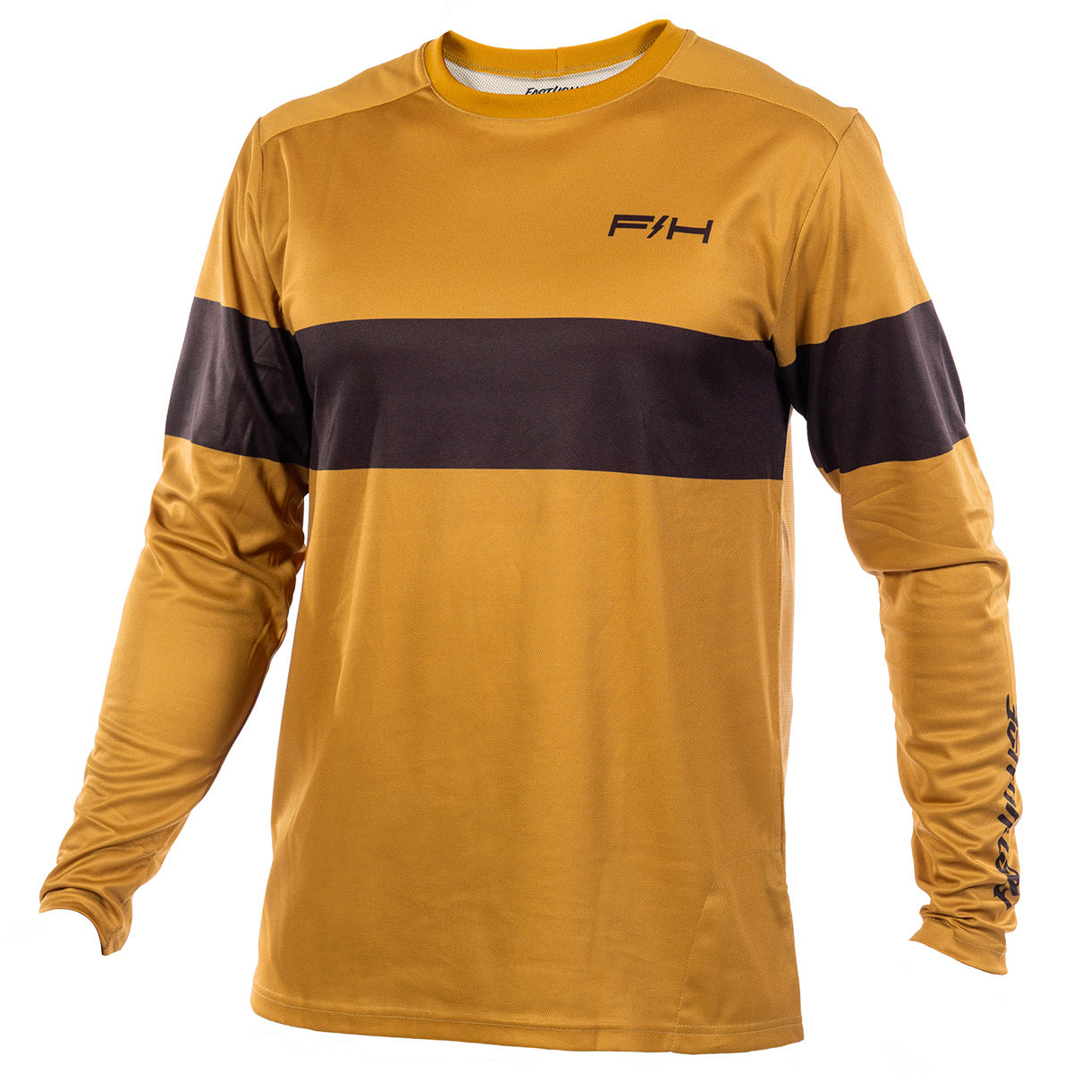 Camiseta Fasthouse Impakt Ribot LS - Butterscotch