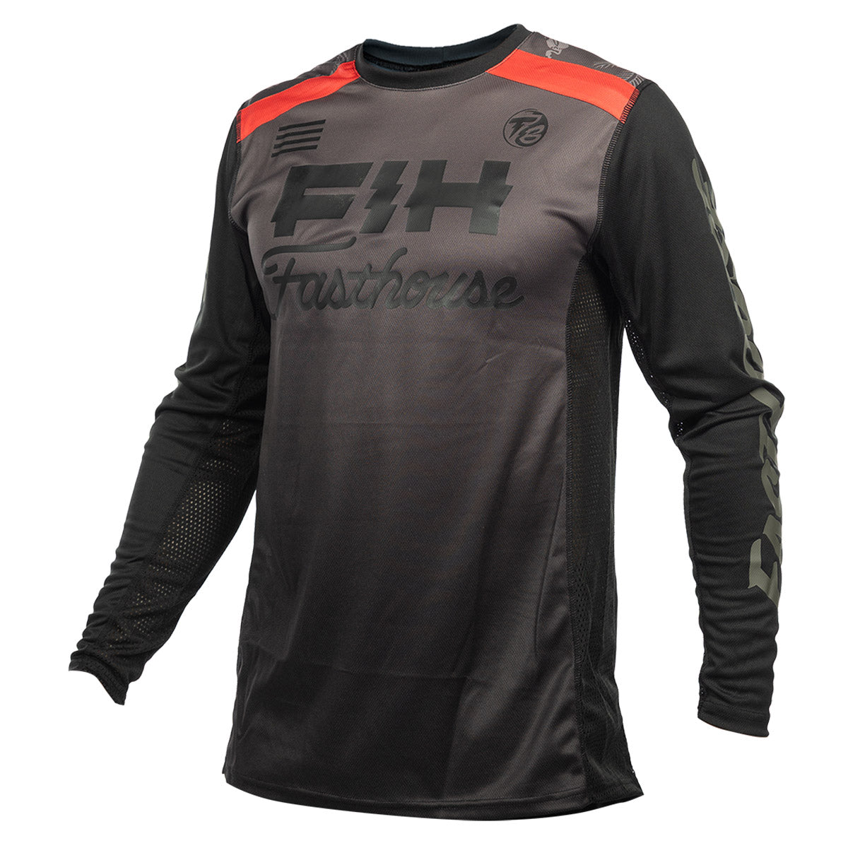 Camiseta Fasthouse TB Island Hopper Grindhouse - Negra