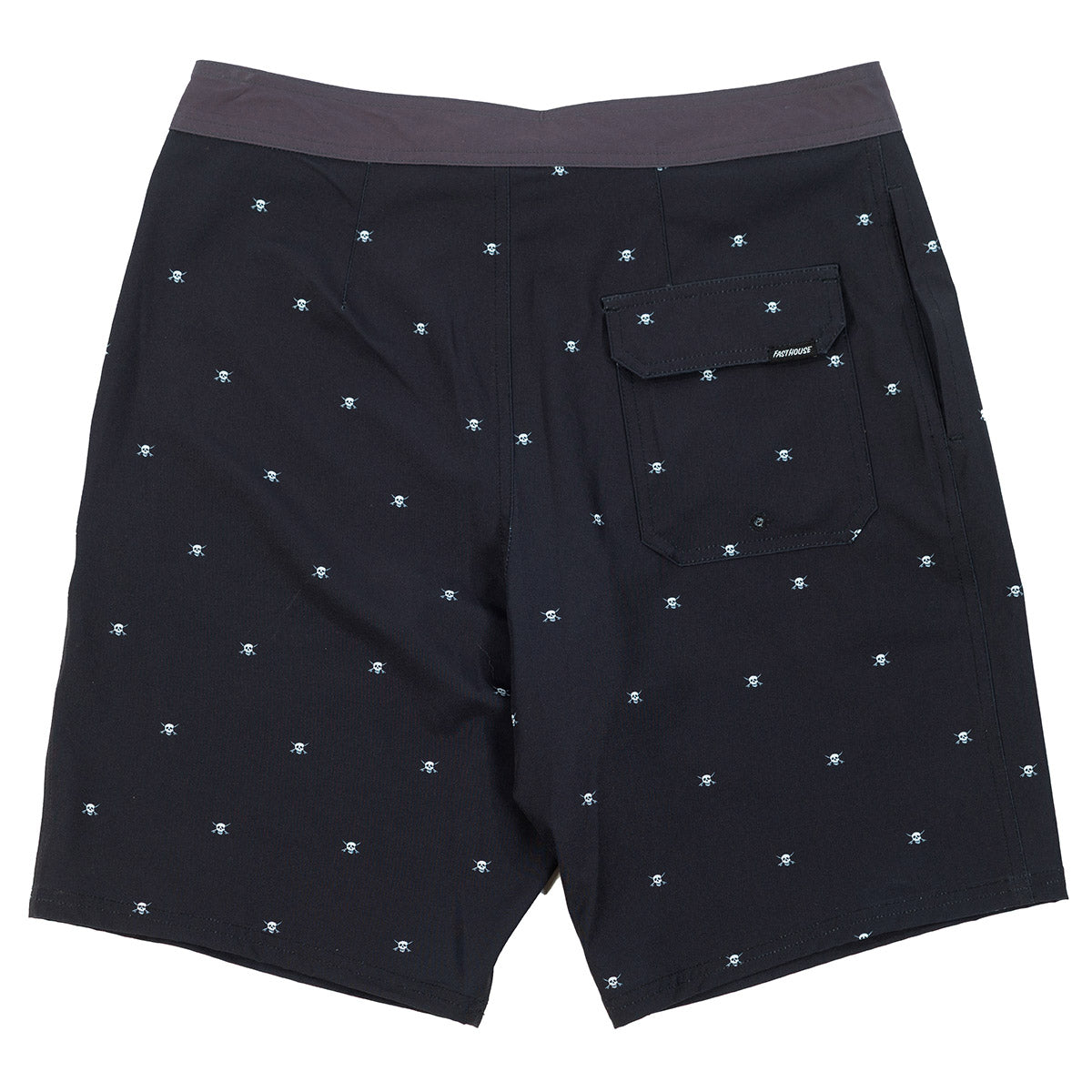 Fasthouse Jasper 19" Boardshort – Schwarz/Weiß
