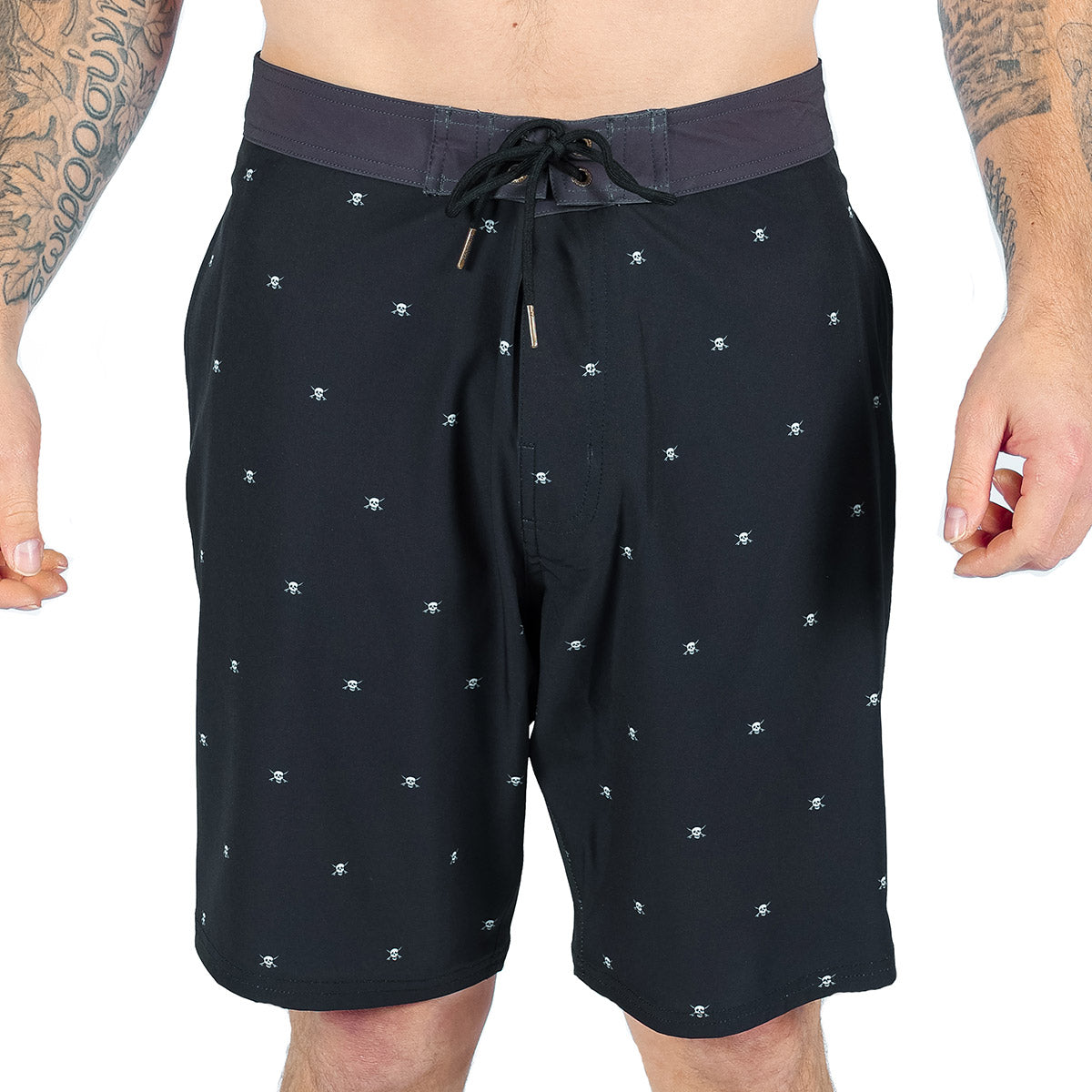 Fasthouse Jasper 19" Boardshort – Schwarz/Weiß