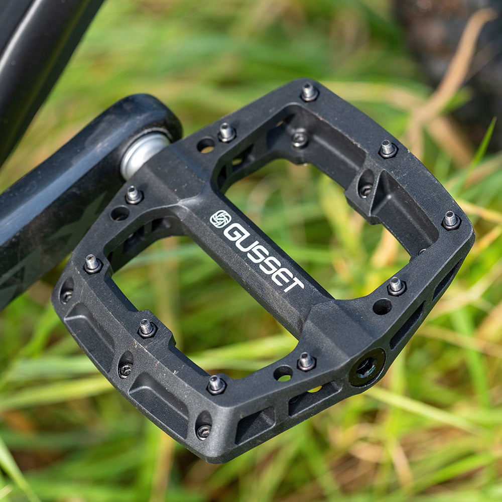 Gusset Components pedales de nailon Slim Jim - negros