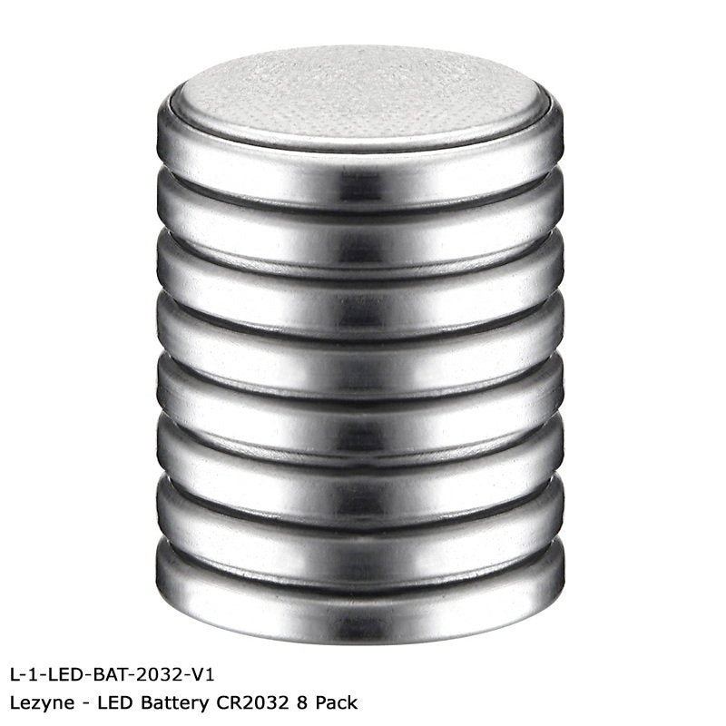 Lezyne - Confezione da 8 batterie al litio - 700Mah - Femto