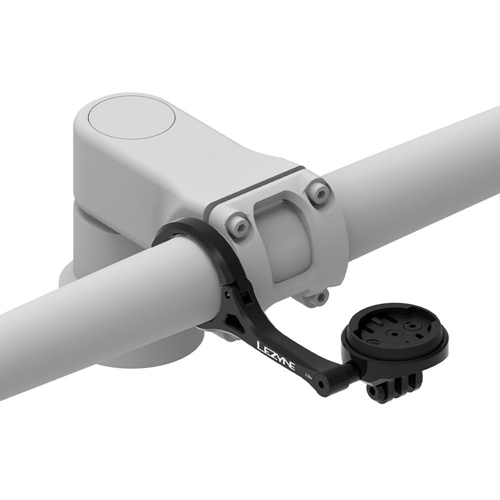 Lezyne - Soporte delantero para GPS Garmin/Wahoo con Gopro