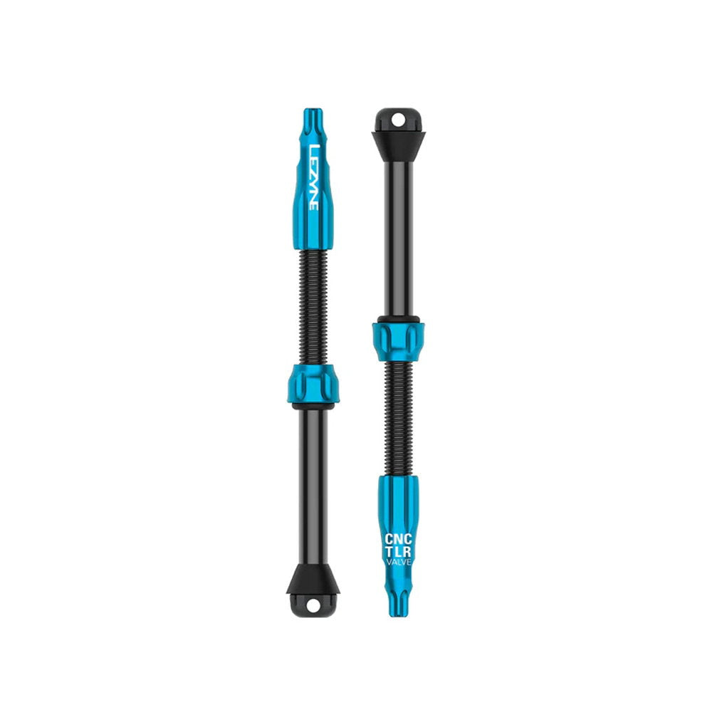 Lezyne - CNC TLR Ventil PRO- 80mm - Blau
